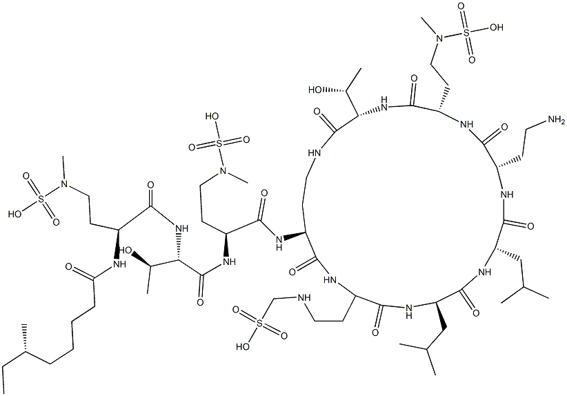 COLISTIMETHATESODIUM Structure