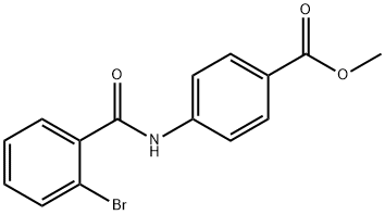 methyl 4-[(2-bromobenzoyl)amino]benzoate Structure