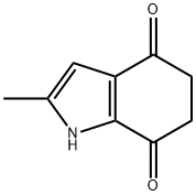 1H-Indole-4,7-dione,5,6-dihydro-2-methyl-(9CI) 구조식 이미지