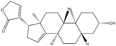beta-Anhydrouzarigenin Structure
