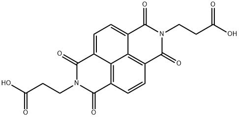 3,3'-(1,3,6,8-tetraoxobenzo[lmn][3,8]phenanthroline-2,7(1H,3H,6H,8H)-diyl)dipropanoic acid Structure