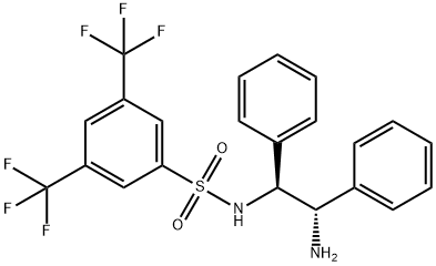 1S,2S-N-[3,5-비스(트리플루오로메틸)]벤젠설폰아미드-1,2-디페닐에틸렌디아민 구조식 이미지