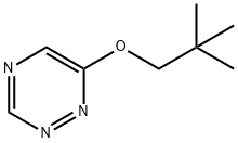 1,2,4-Triazine,6-(2,2-dimethylpropoxy)-(9CI) Structure