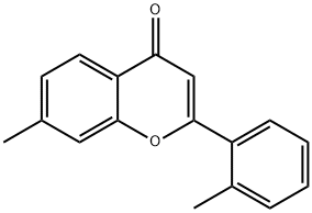 4H-1-Benzopyran-4-one,7-methyl-2-(2-methylphenyl)-(9CI) Structure