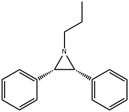 CIS-2 3-DIPHENYL-1-PROPYLAZIRIDINE  97 Structure