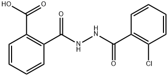 2-{[2-(2-chlorobenzoyl)hydrazino]carbonyl}benzoic acid Structure