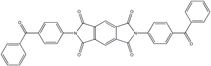 N,N'-Bis(4-benzoylphenyl)-1,2:4,5-benzenebisdicarboximide Structure