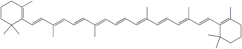 BETA-CAROTENE Structure