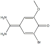 3-bromo-4-hydroxy-5-methoxybenzamidine Structure