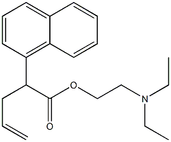 α-Allyl-1-naphthaleneacetic acid 2-(diethylamino)ethyl ester 구조식 이미지