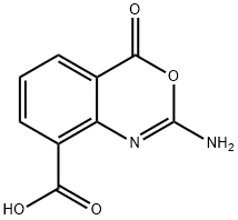 4H-3,1-Benzoxazine-8-carboxylicacid,2-amino-4-oxo-(8CI) 구조식 이미지