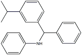 3-(1-Methylethyl)-N,α-diphenylbenzenemethanamine Structure