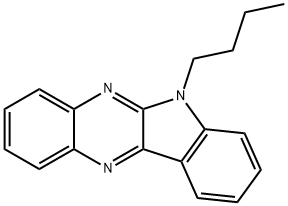 6-butyl-6H-indolo[2,3-b]quinoxaline Structure