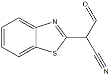 2-벤조티아졸아세토니트릴,알파-포르밀-(9CI) 구조식 이미지