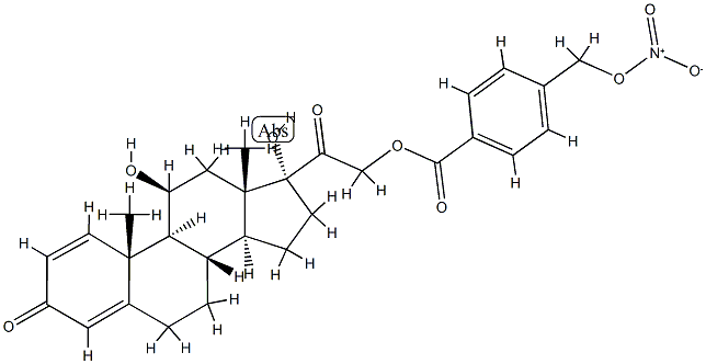 NO-prednisolone Structure