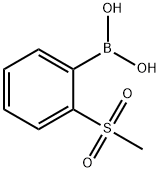 2-(Methanesulfonyl)phenylboronic acid 구조식 이미지