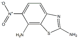 2,7-벤조티아졸디아민,6-니트로-(9CI) 구조식 이미지