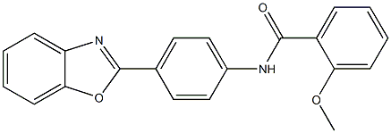 N-[4-(1,3-benzoxazol-2-yl)phenyl]-2-(methyloxy)benzamide Structure