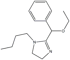 1-부틸-2-(α-에톡시벤질)-2-이미다졸린 구조식 이미지