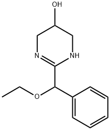 3,4,5,6-테트라하이드로-2-(α-에톡시벤질)-5-피리미디놀 구조식 이미지