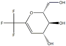 D-arabino-Hept-2-enitol, 2,6-anhydro-1,3-dideoxy-1,1,1-trifluoro- (9CI) 구조식 이미지