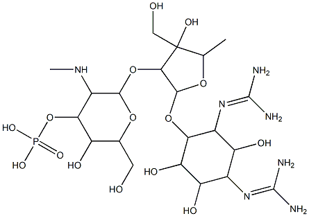 3''-phosphoryldihydrostreptomycin Structure