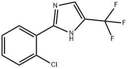 1H-IMidazole, 2-(2-chlorophenyl)-5-(trifluoroMethyl)- Structure