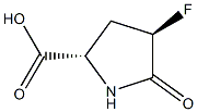 D-프롤린,4-플루오로-5-옥소-,(4S)-rel-(9CI) 구조식 이미지