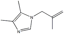 1H-Imidazole,4,5-dimethyl-1-(2-methyl-2-propenyl)-(9CI) 구조식 이미지