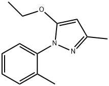 1H-Pyrazole,5-ethoxy-3-methyl-1-(2-methylphenyl)-(9CI) Structure