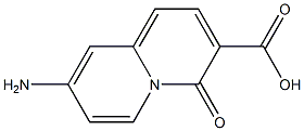 4H-Quinolizine-3-carboxylicacid,8-amino-4-oxo-(9CI) Structure