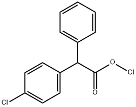 2,2-(2-chlorophenyl-4'-chlorophenyl)acetic acid Structure