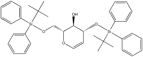 3 6-DI-O-(TERT-BUTYLDIPHENYLSILYL)-D- 구조식 이미지