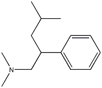 N,N-디메틸-β-(2-메틸프로필)벤젠에탄아민 구조식 이미지