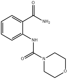 4-모르폴린카르복사미드,N-[2-(아미노카르보닐)페닐]-(9CI) 구조식 이미지