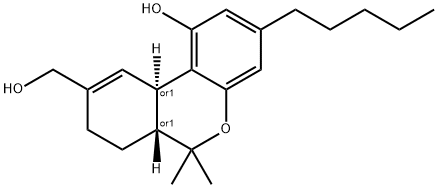 (+/-)-11-HYDROXY-DELTA9-THC 구조식 이미지