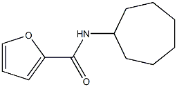 N-cycloheptyl-2-furamide Structure