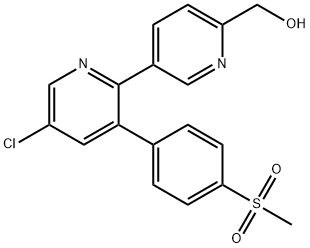 6'-DesMethyl-6'-Methylhydroxy Etoricoxib 구조식 이미지