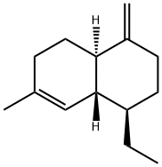 [1R,(+)]-1-Ethyl-1,2,3,4,4aβ,5,6,8aα-octahydro-7-methyl-4-methylenenaphthalene 구조식 이미지