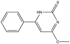 4-methoxy-6-phenyl-2-pyrimidinethiol Structure