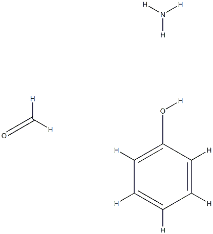 FORMALDEHYDE, POLYMER WITH AMMONIA AND PHENOL) Structure