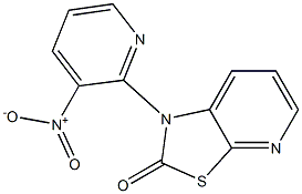 1-{3-nitro-2-pyridinyl}[1,3]thiazolo[5,4-b]pyridin-2(1H)-one 구조식 이미지