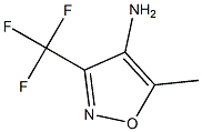 4-이속사졸아민,5-메틸-3-(트리플루오로메틸)-(9CI) 구조식 이미지