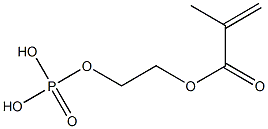 Poly(oxy-1,2-ethanediyl), .alpha.-(2-methyl-1-oxo-2-propenyl)-.omega.-(phosphonooxy)- 구조식 이미지