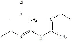 Proguanil Related Compound D (25 mg) (1,5-bis(1-methylethyl)biguanide hydrochloride) Structure