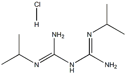 Proguanil Related Compound D (25 mg) (1,5-bis(1-methylethyl)biguanide hydrochloride) 구조식 이미지