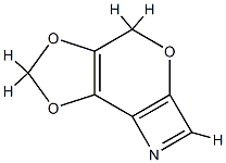 4H-1,3-Dioxolo[4,5]pyrano[3,2-b]azete  (9CI) 구조식 이미지