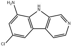 6-chloro-8-aMino-β-carboline Structure