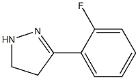 1H-Pyrazole,3-(2-fluorophenyl)-4,5-dihydro-(9CI) Structure