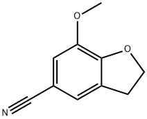 5-벤조푸란카보니트릴,2,3-디하이드로-7-메톡시-(9CI) 구조식 이미지